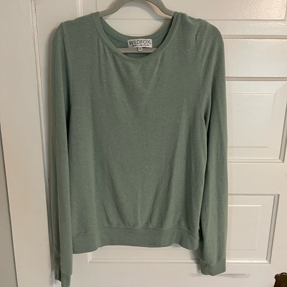 Wild fox mint sweater